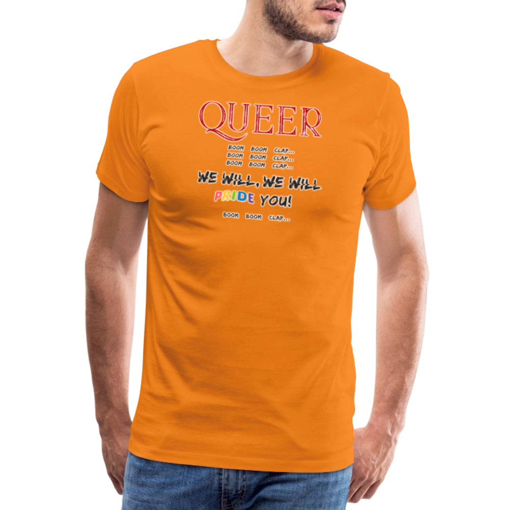 Pride T-Shirt QUEER | Germany Tour 2025 - Orange