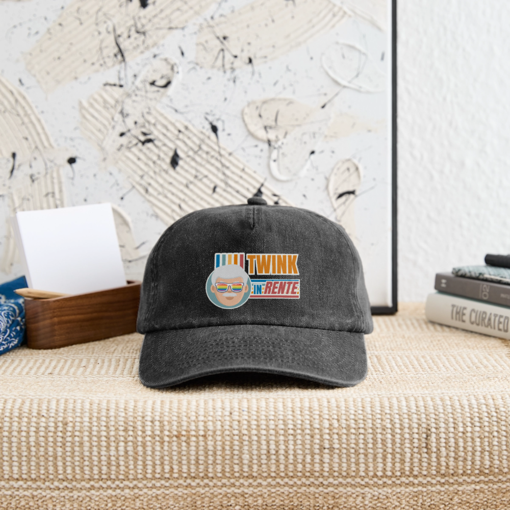 Twink in Rente! | Pride Vintage Cap - Vintage Schwarz