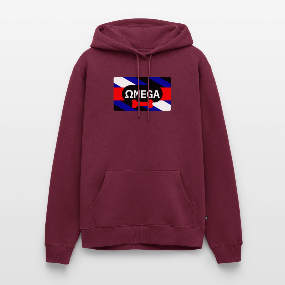 OMEGA Puppy Flag | Puppy Kink Pride Bio-Hoodie Unisex - Burgunderrot