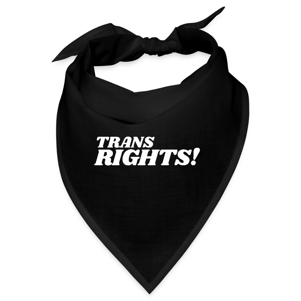 Trans Rights! | Pride Bandana - Schwarz