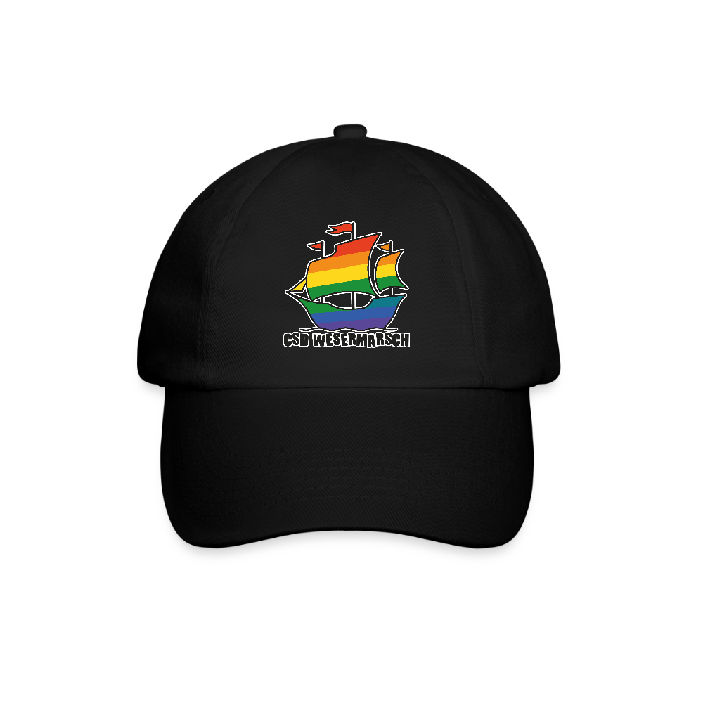 CSD Wesermarsch Pride Baseballkappe - Schwarz/Schwarz