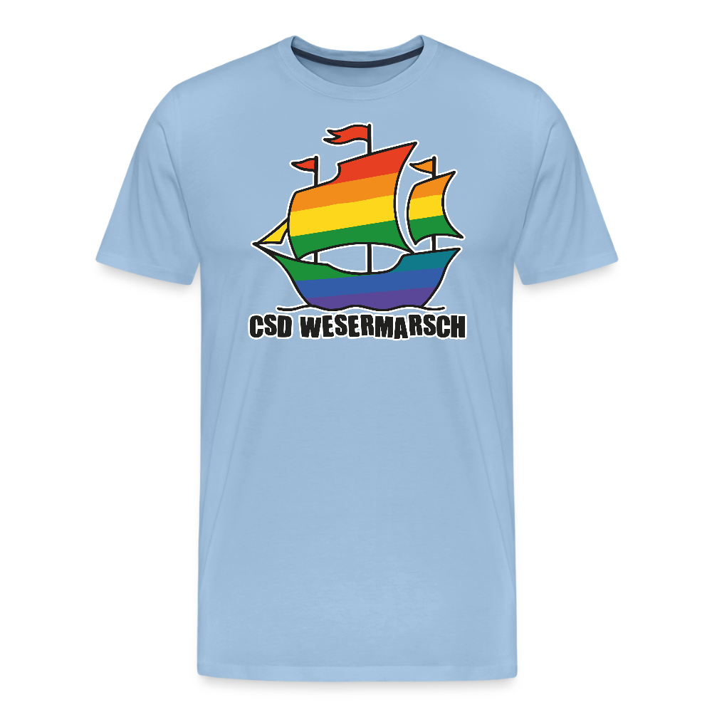CSD Wesermarsch Premium T-Shirt - Sky