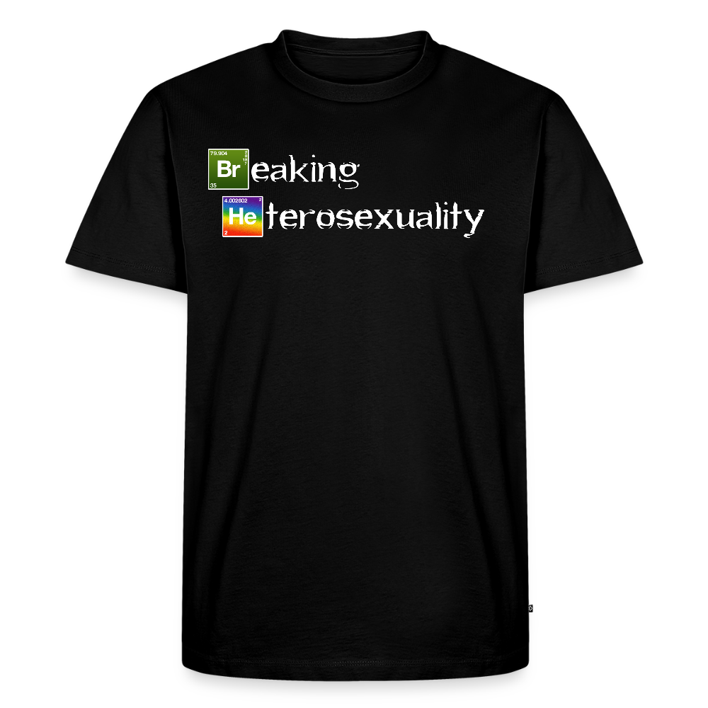 Breaking Heterosexuality Premium T-Shirt - Schwarz