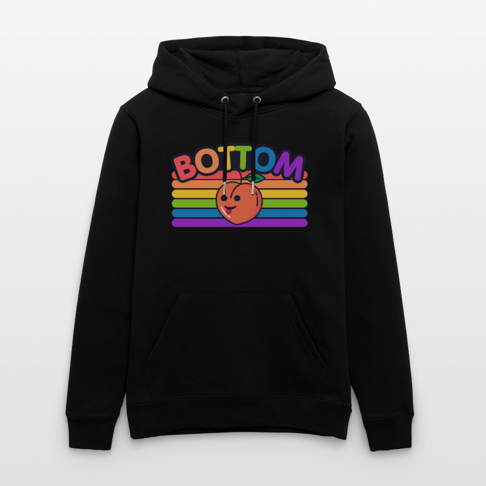 Bottom Gay | Pride Bio-Hoodie Unisex - Schwarz