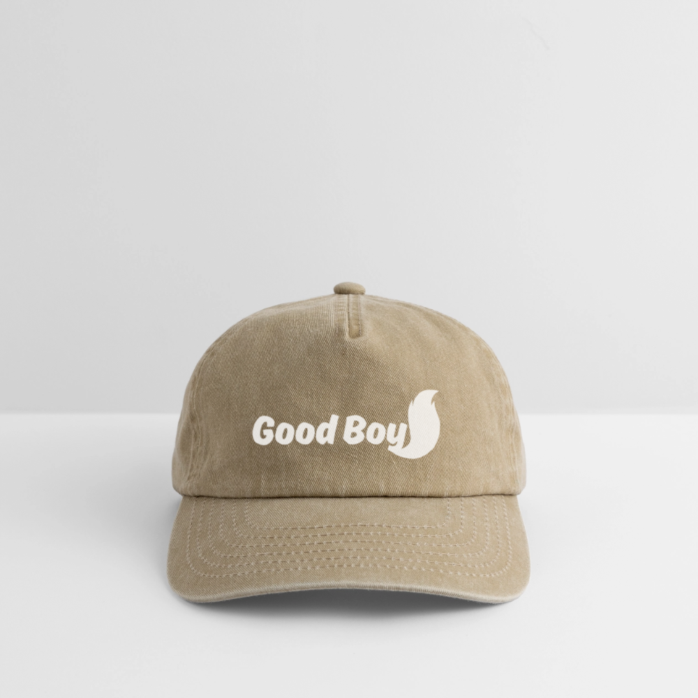 Good Boy | Furry / Puppy Pride Vintage Cap - Vintage Beige
