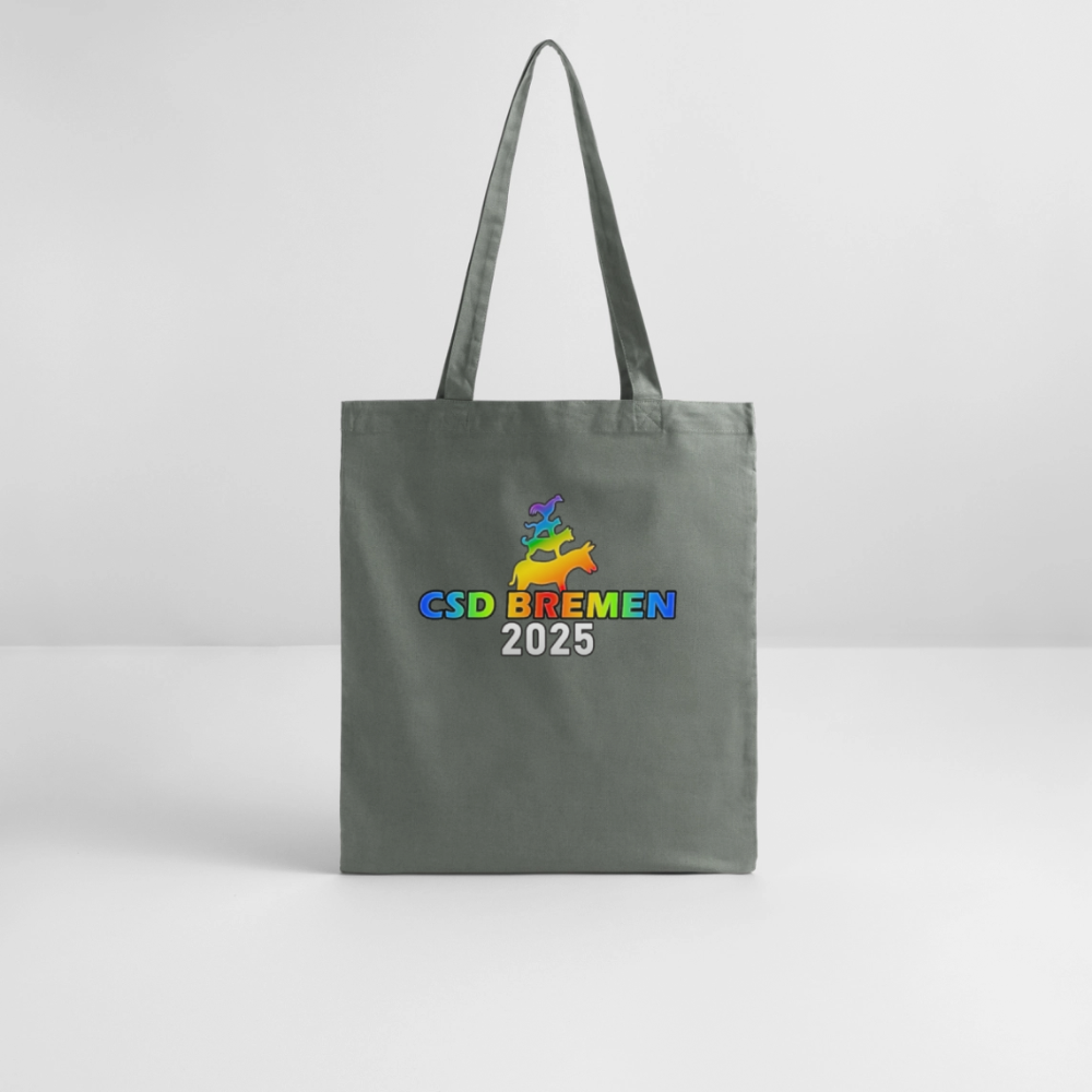 CSD BREMEN 2025 | Pride Bio-Stoffbeutel [SIMPLE] - Anthrazit