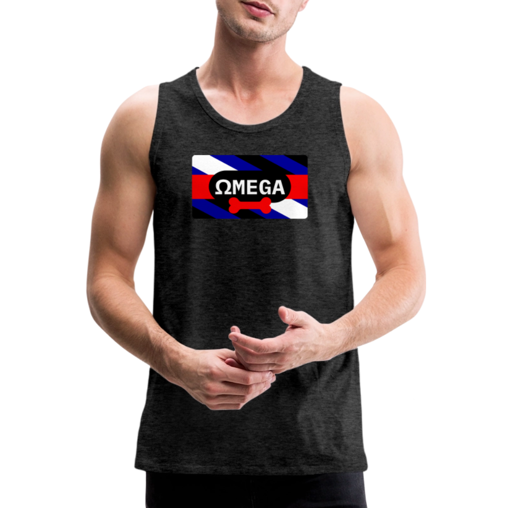 OMEGA Puppy Flag | Puppy Kink Pride | Premium Tank Top - Anthrazit