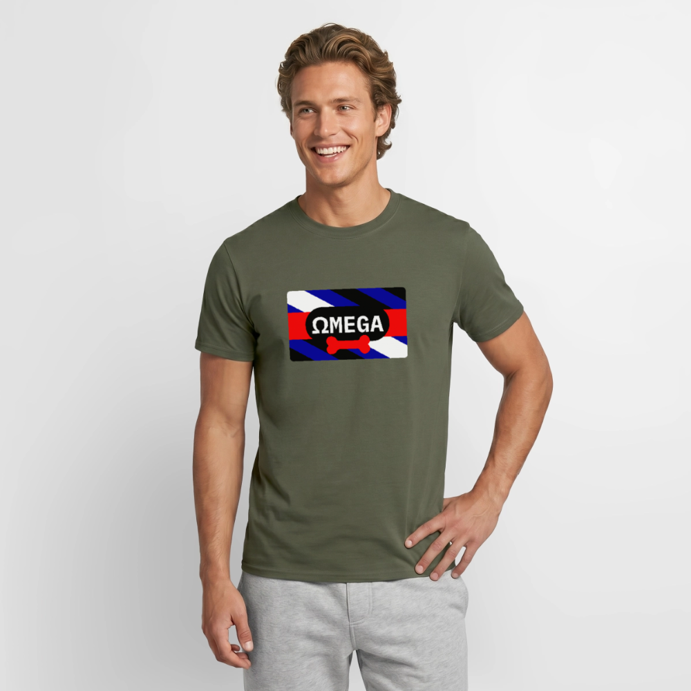 OMEGA Puppy Flag | Puppy Kink Pride T-Shirt - Militärgrün