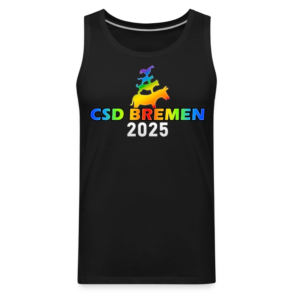 CSD BREMEN 2025 | Pride Premium Tank Top - Schwarz