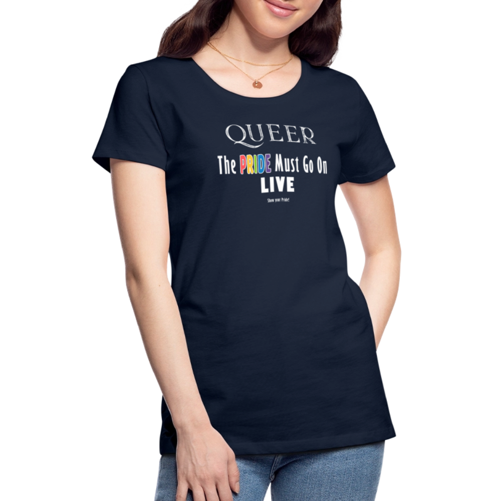 PRIDE Must Go On T-Shirt Germany Tour 2025 - tailiert (navy) - Navy
