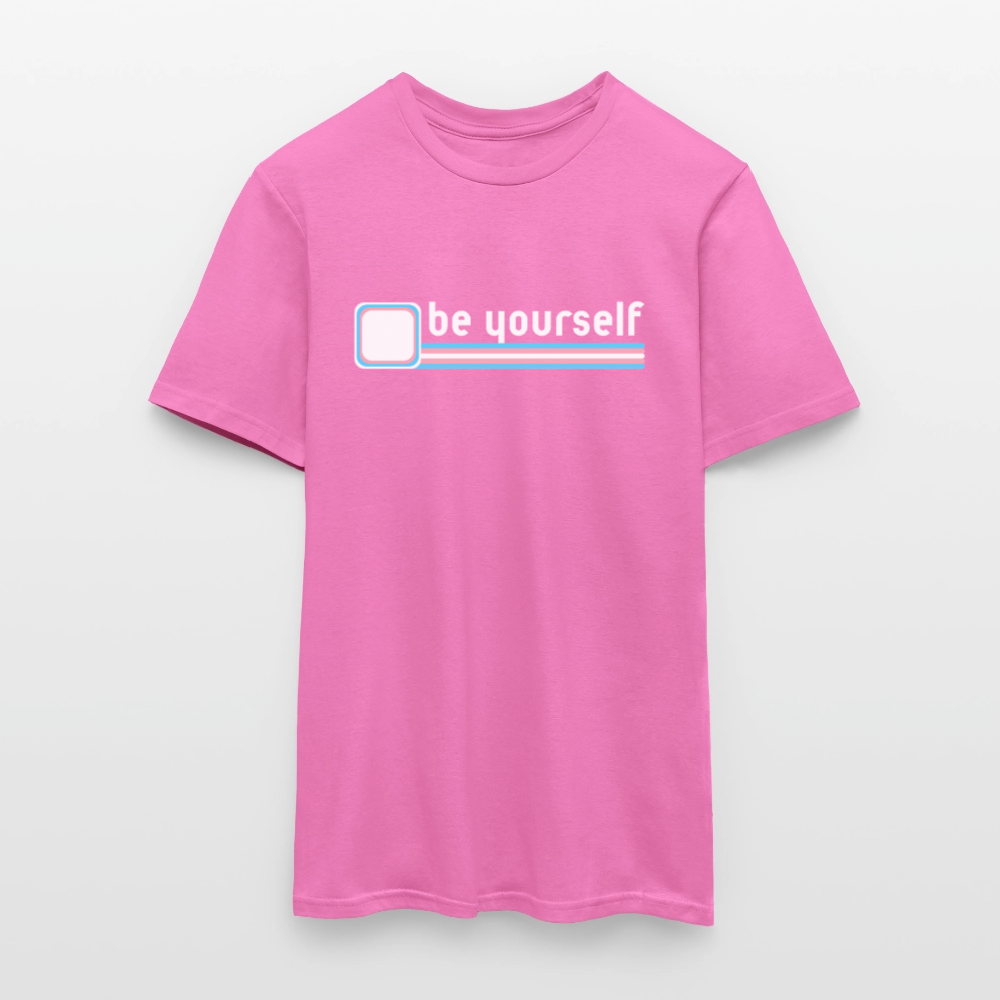 "be yourself" | Trans Pride T-Shirt - Pink