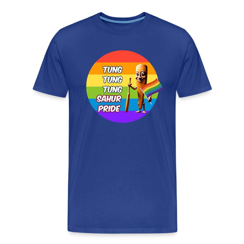 Tung Tung Tung Sahur Pride Premium T-Shirt - Königsblau