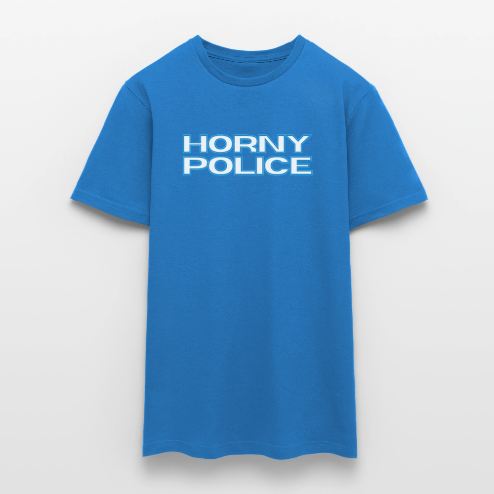 HORNY POLICE | Kink Fetish Pride T-Shirt - Royalblau
