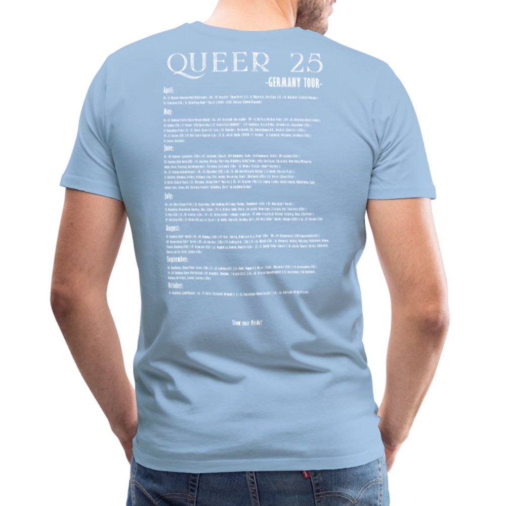 Pride T-Shirt QUEER | Germany Tour 2025 - Sky