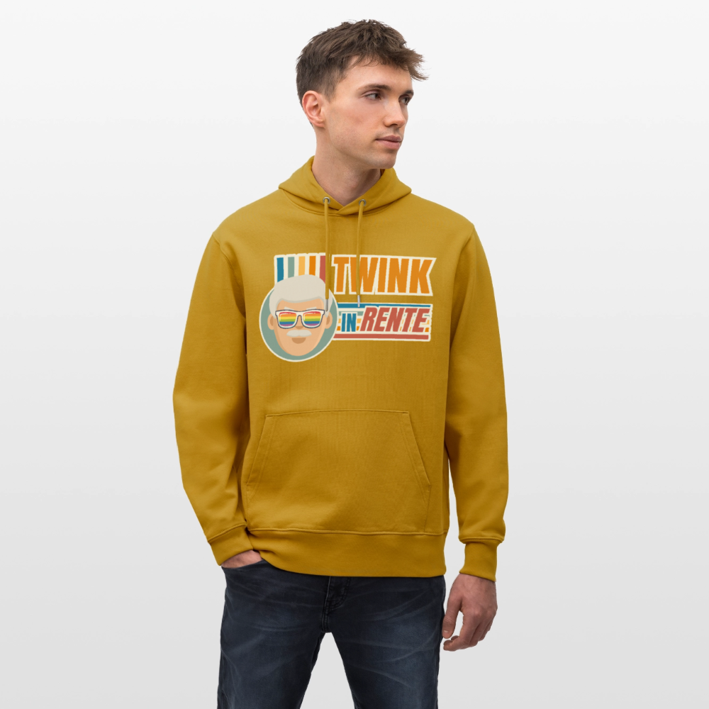 Twink in Rente! | Pride Bio-Hoodie Unisex - Ocker