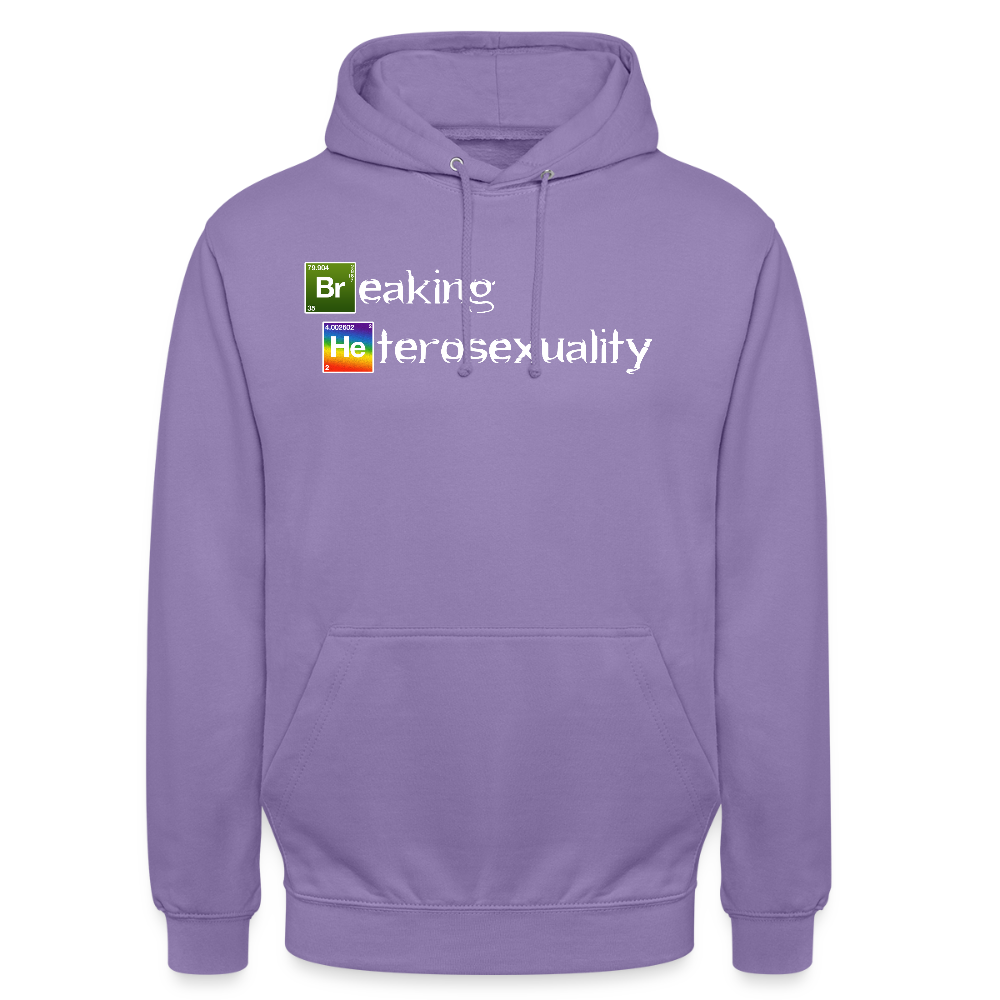 Breaking Heterosexuality Unisex Hoodie - Lavendel