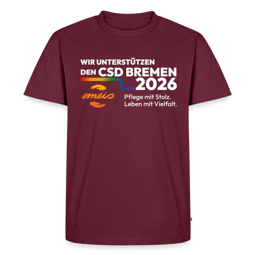 CSD Bremen 2026 Supporter EMAIS Design - Burgunderrot