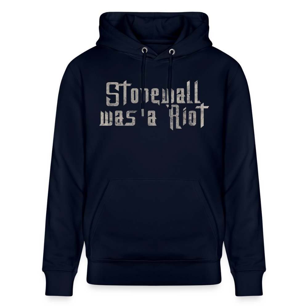 Stonewall was a Riot | Pride Bio-Hoodie Unisex - Navy