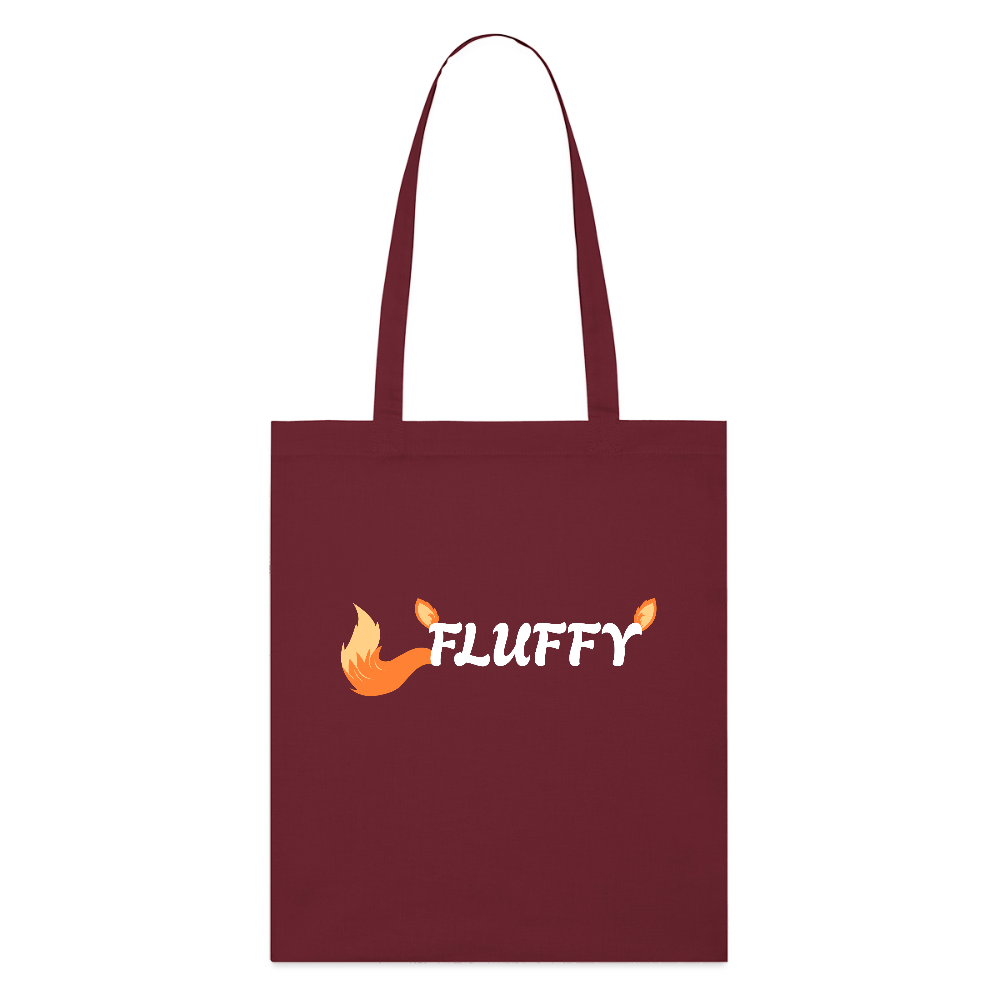 FLUFFY | Furry Pride Bio-Stoffbeutel - Burgunderrot