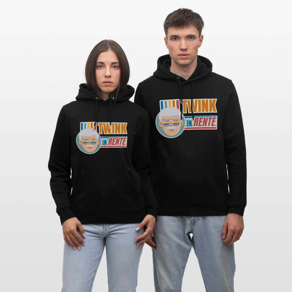 Twink in Rente! | Pride Bio-Hoodie Unisex - Schwarz