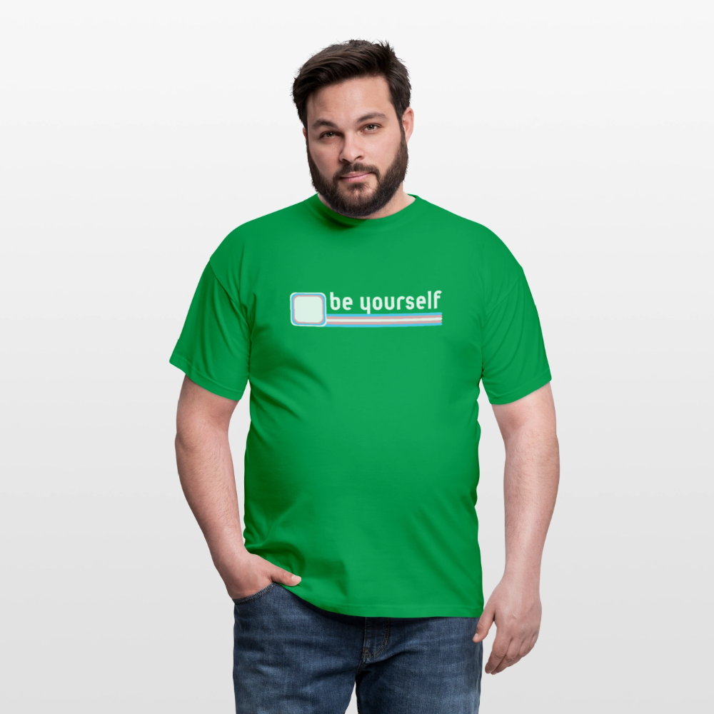 "be yourself" | Trans Pride T-Shirt - Kelly Green