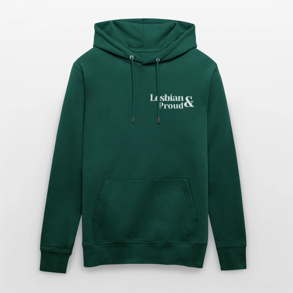 Lesbian & Proud | Pride Bio-Hoodie Unisex - Forest