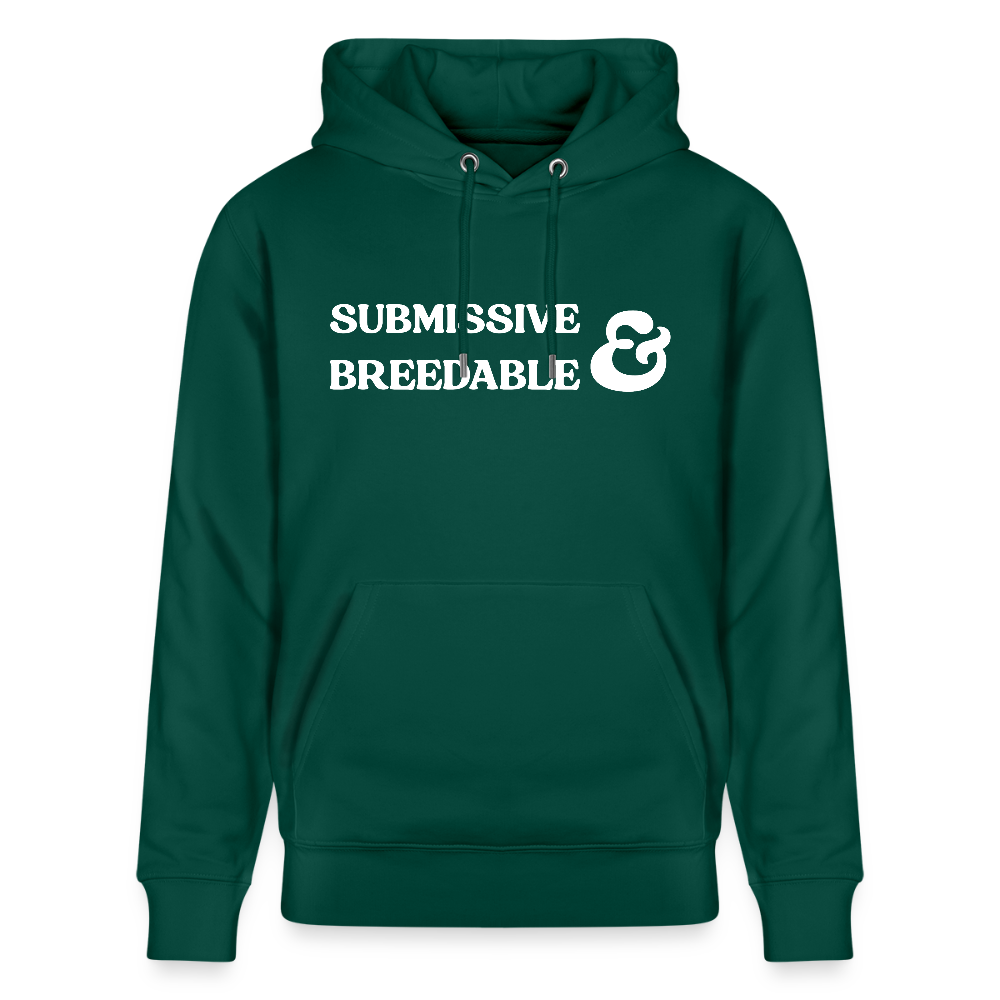 Submissive & Breedable | Kink Fetish Pride Bio-Hoodie Unisex - Forest