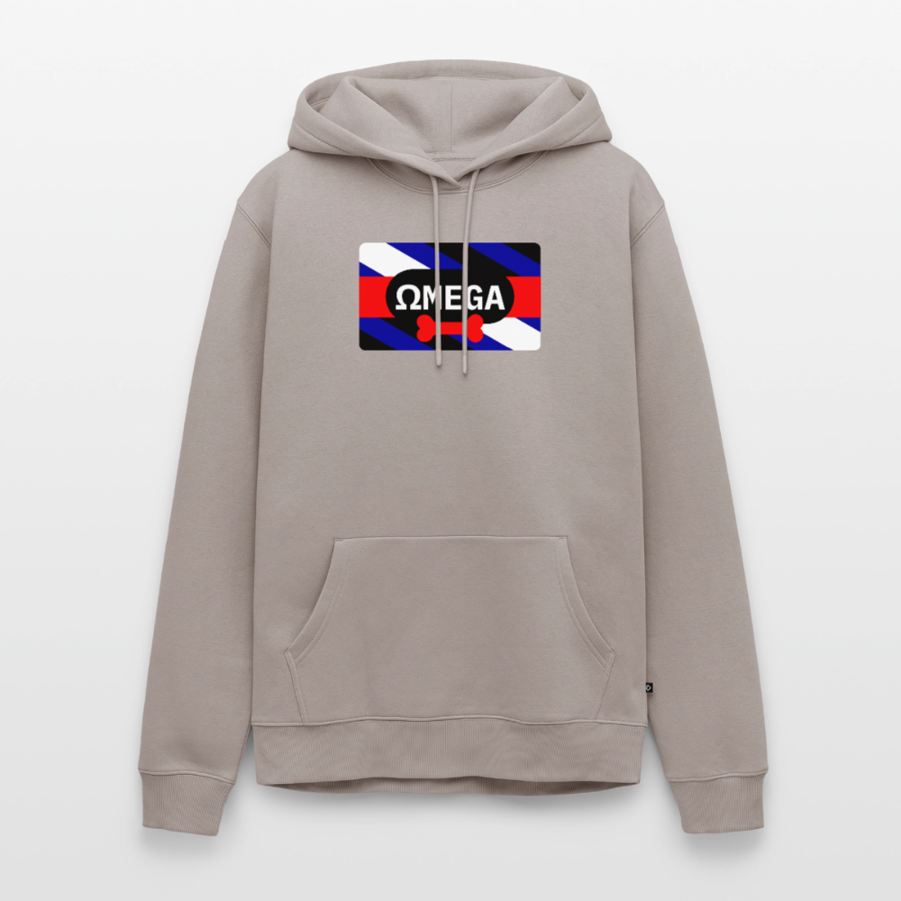 OMEGA Puppy Flag | Puppy Kink Pride Bio-Hoodie Unisex - Taupe