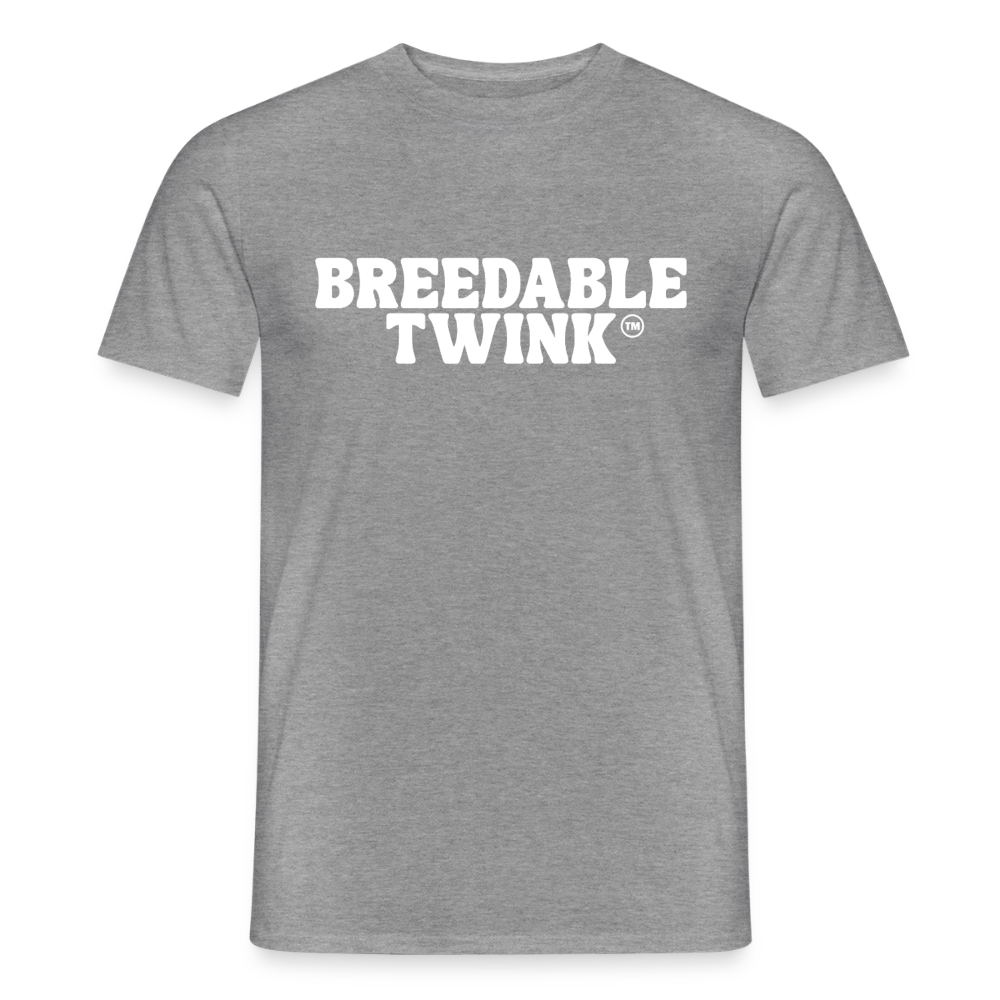 Breedable Twink™ | Kink Fetish Pride T-Shirt - Graphit meliert