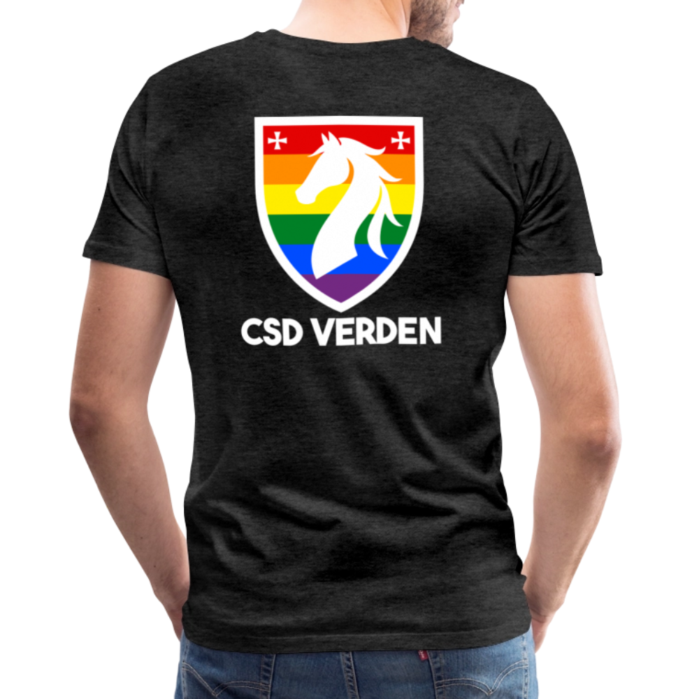 CSD Verden Premium Pride T-Shirt Doppelseitig - Anthrazit