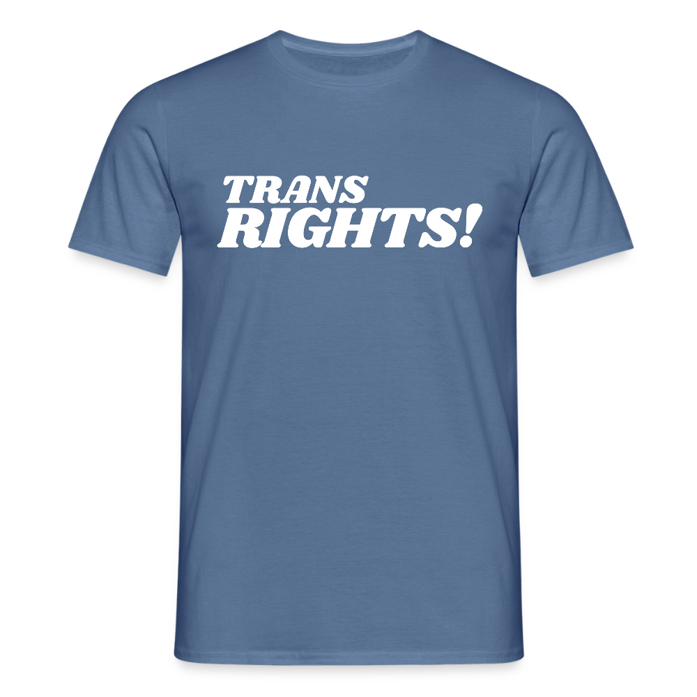 Trans Right! | Pride T-Shirt - Taubenblau 