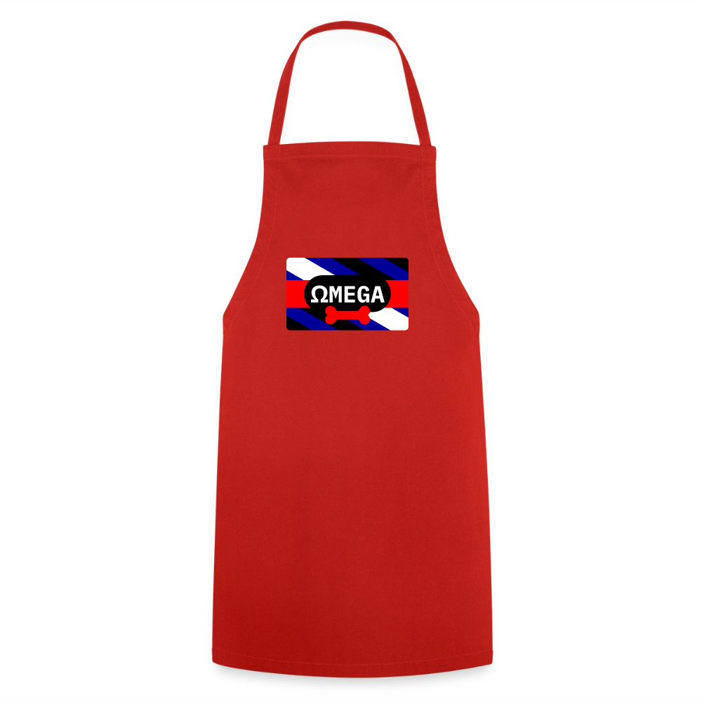 OMEGA Puppy Flag Schürze | Puppy Kink Pride | Kochschürze - Rot