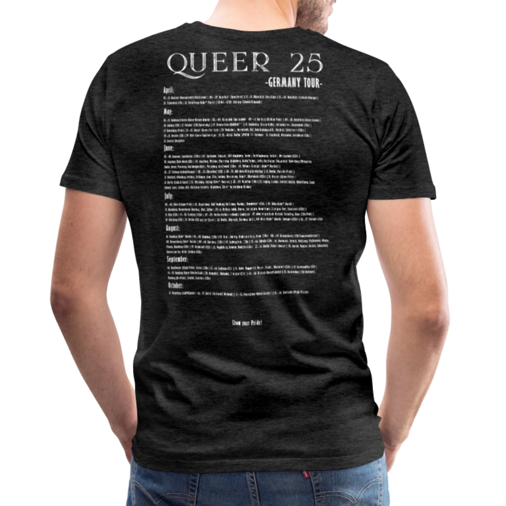 Pride T-Shirt QUEER | Germany Tour 2025 - Anthrazit