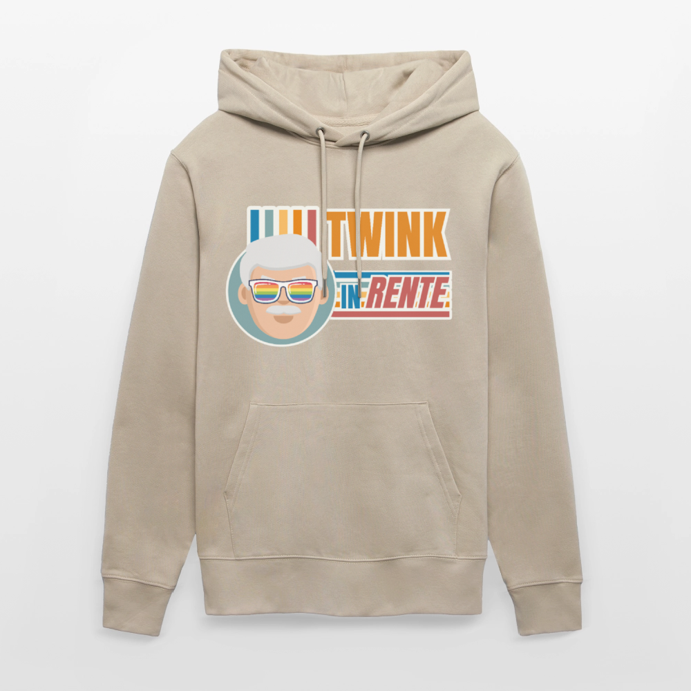 Twink in Rente! | Pride Bio-Hoodie Unisex - Beige
