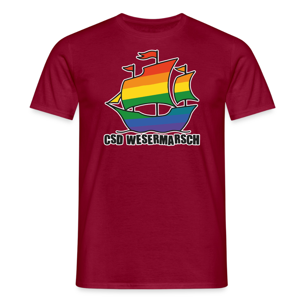 CSD Wesermarsch  T-Shirt - Ziegelrot