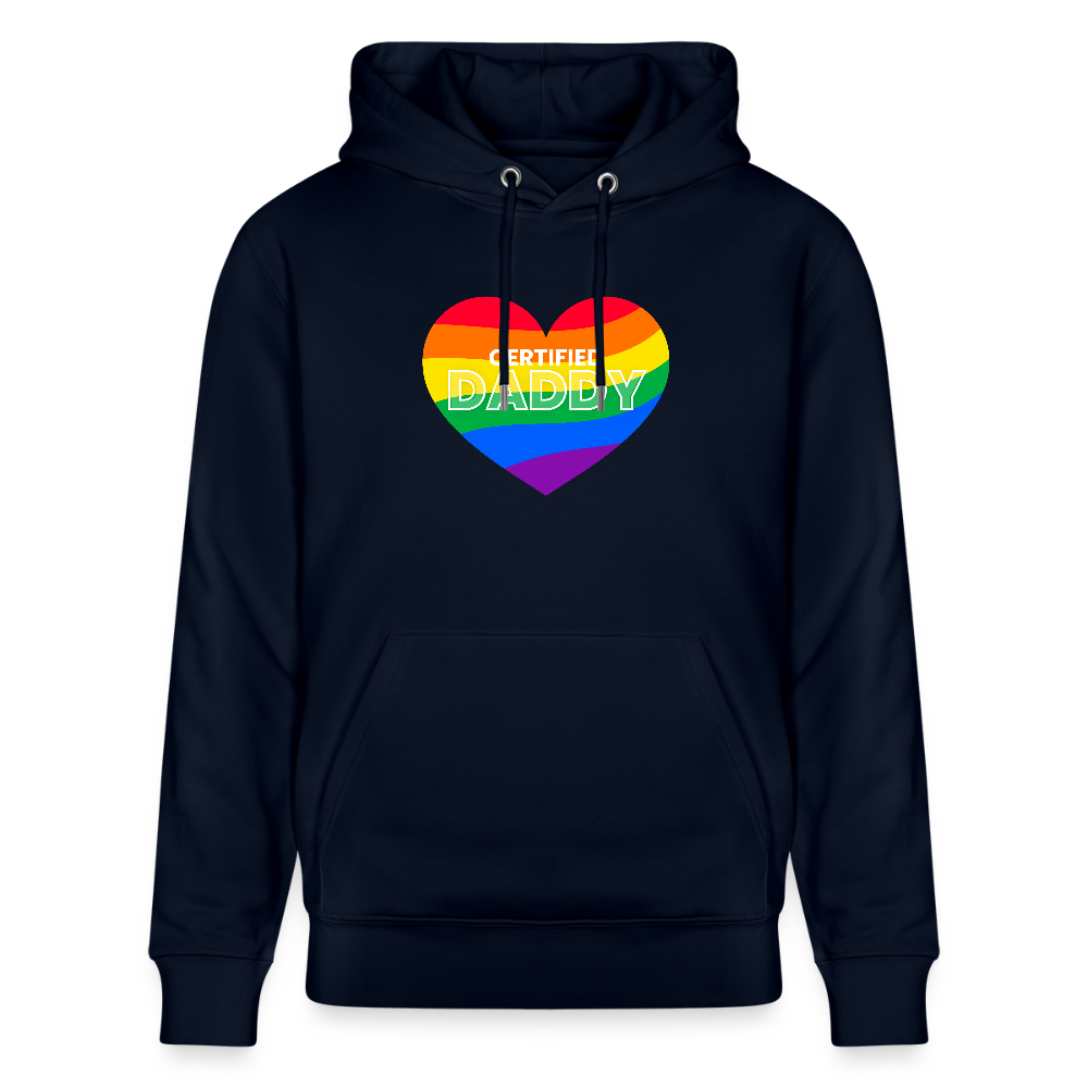 CERTIFIED DADDY | Kink Fetish Pride Bio-Hoodie Unisex - Navy