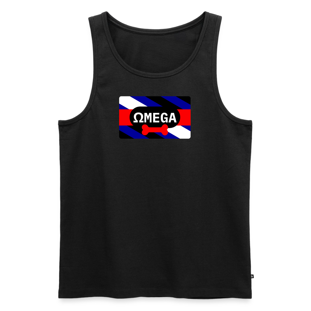 OMEGA Puppy Flag | Puppy Kink Pride | Premium Tank Top - Schwarz