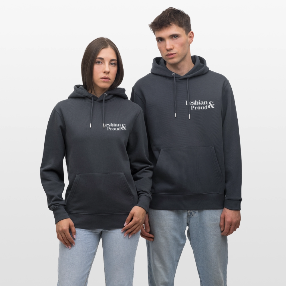 Lesbian & Proud | Pride Bio-Hoodie Unisex - Indigoblau
