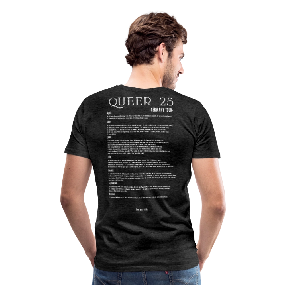 Pride T-Shirt QUEER | Germany Tour 2025 - Anthrazit