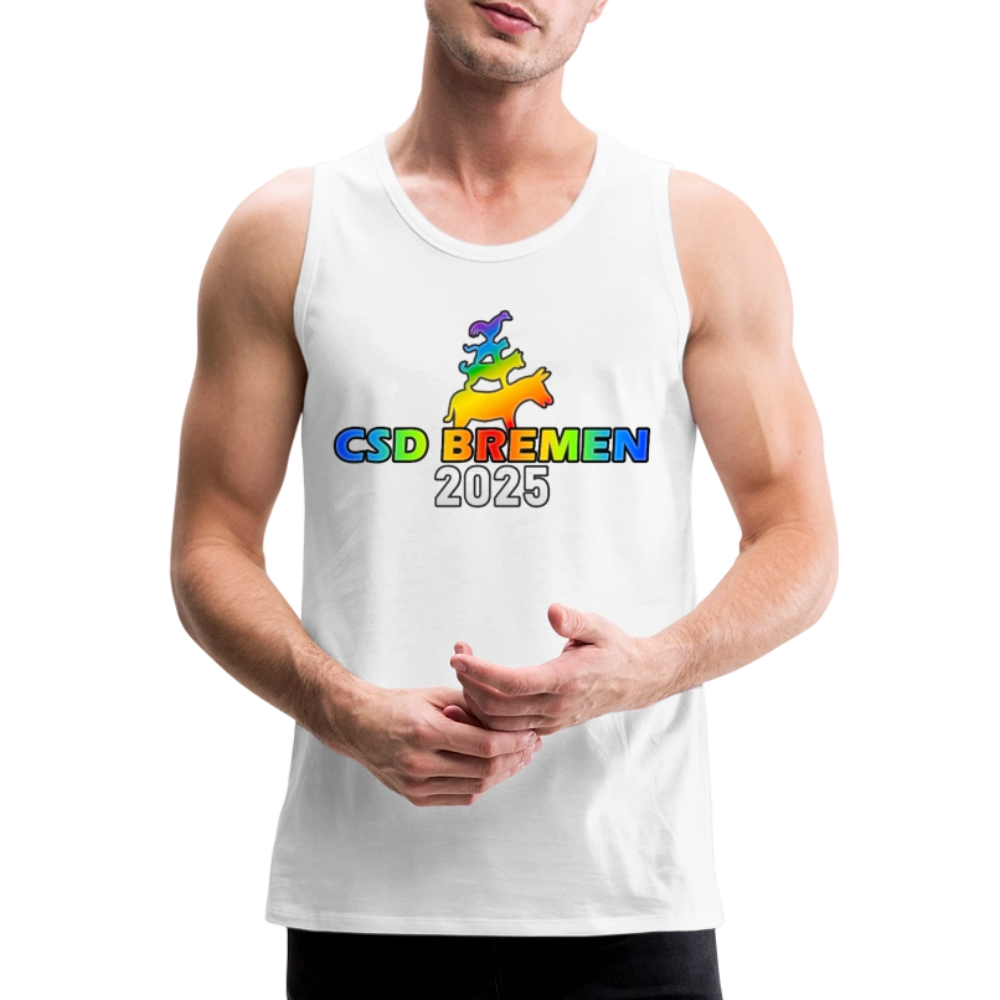 CSD BREMEN 2025 | Pride Premium Tank Top - Weiß
