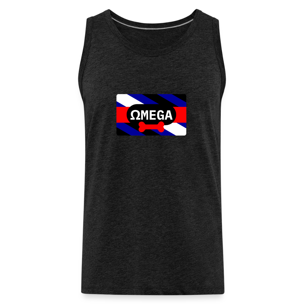 OMEGA Puppy Flag | Puppy Kink Pride | Premium Tank Top - Anthrazit