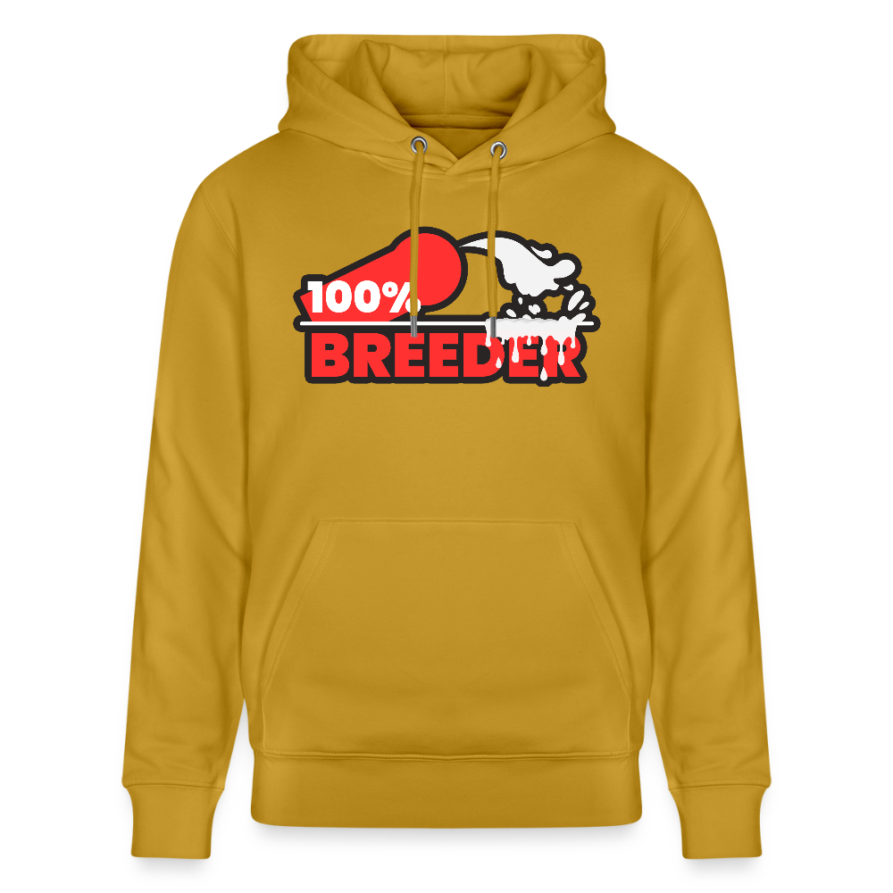 100% BREEDER | Kink Fetish Pride Bio-Hoodie Unisex - Ocker