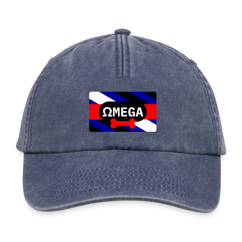 OMEGA Puppy Flag | Puppy Kink Pride Relaxed Vintage Cap - Vintage Denim