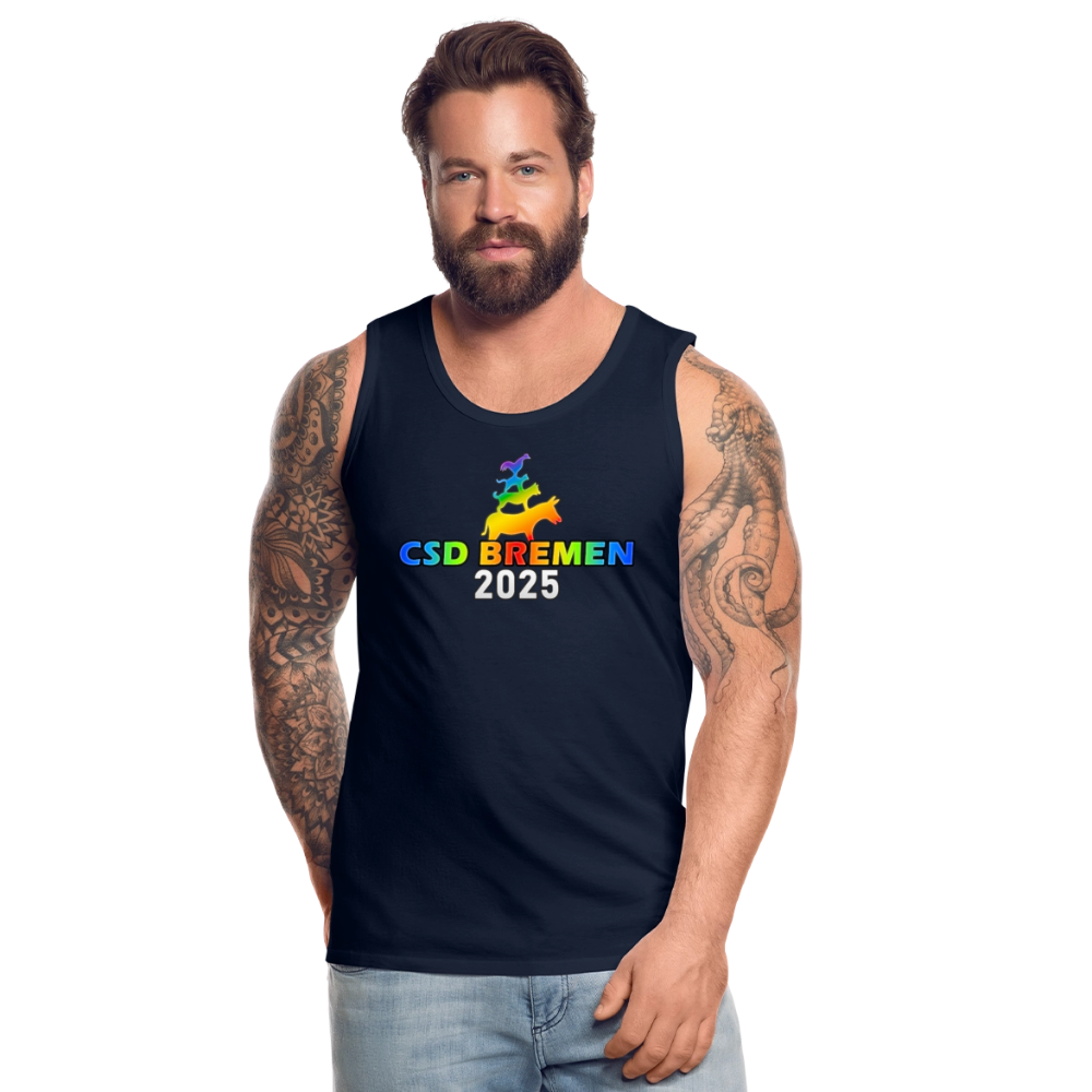 CSD BREMEN 2025 | Pride Premium Tank Top - Navy