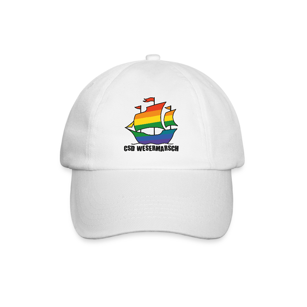 CSD Wesermarsch Pride Baseballkappe - Weiß/Weiß