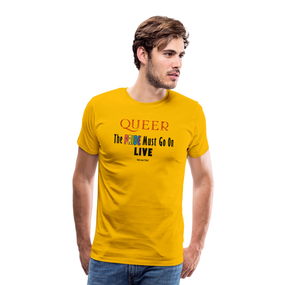 PRIDE Must Go On T-Shirt Germany Tour 2025 (gelb) - Sonnengelb