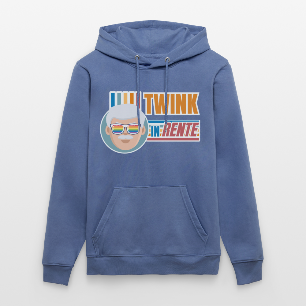 Twink in Rente! | Pride Bio-Hoodie Unisex - Blau