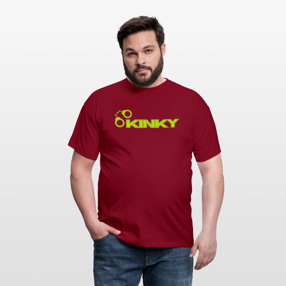 KINKY | Kink Fetish Pride T-Shirt - Ziegelrot