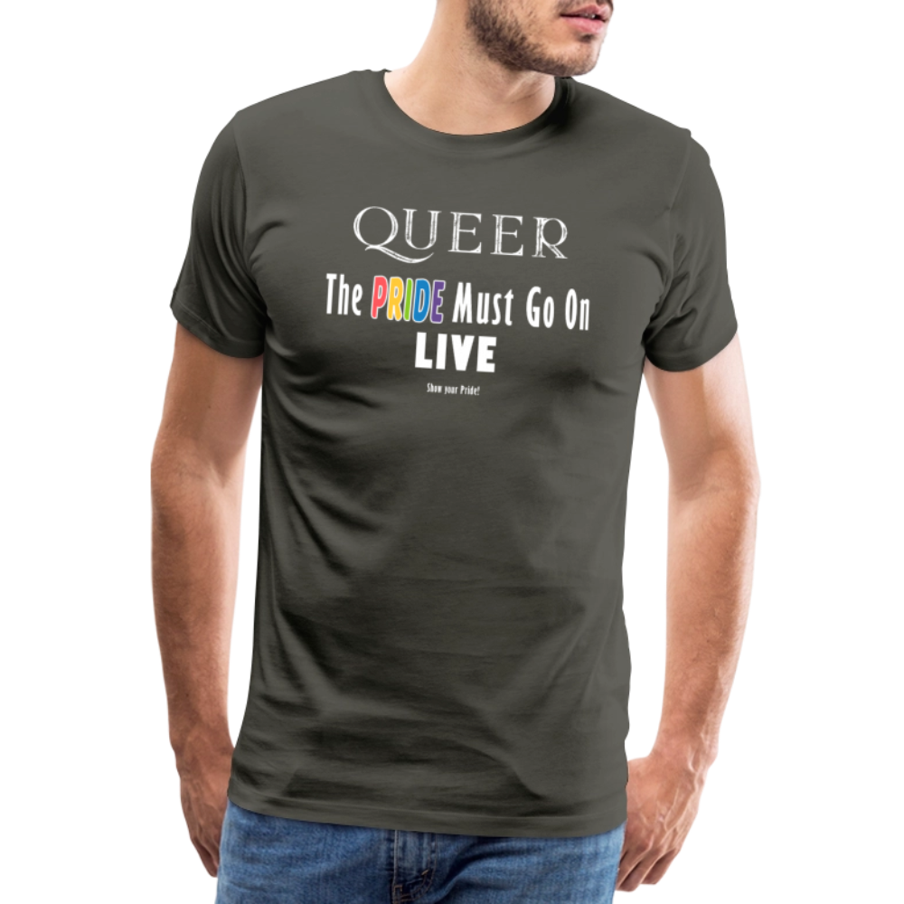 PRIDE Must Go On T-Shirt Germany Tour 2025 (weiße Schrift) - Asphalt