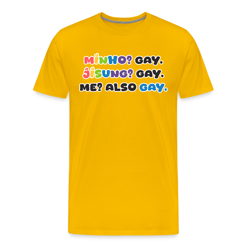 Minsung - Minho & Jisung -  Pride T-Shirt - Sonnengelb